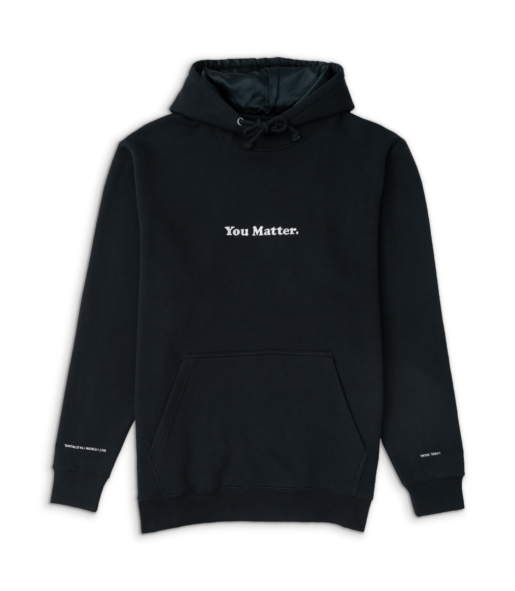 You Matter Satin Hoodie - Black is Beautiful