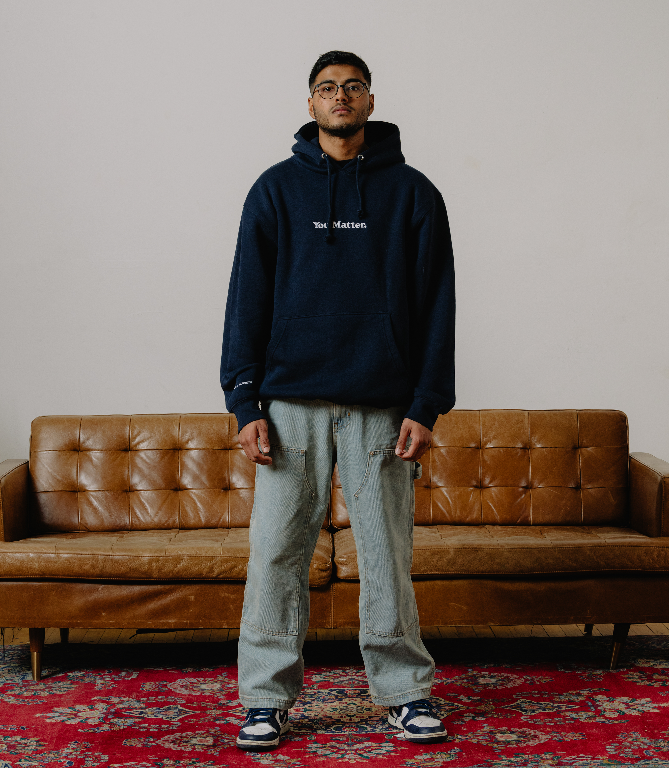 You matter hoodie baby blue sales