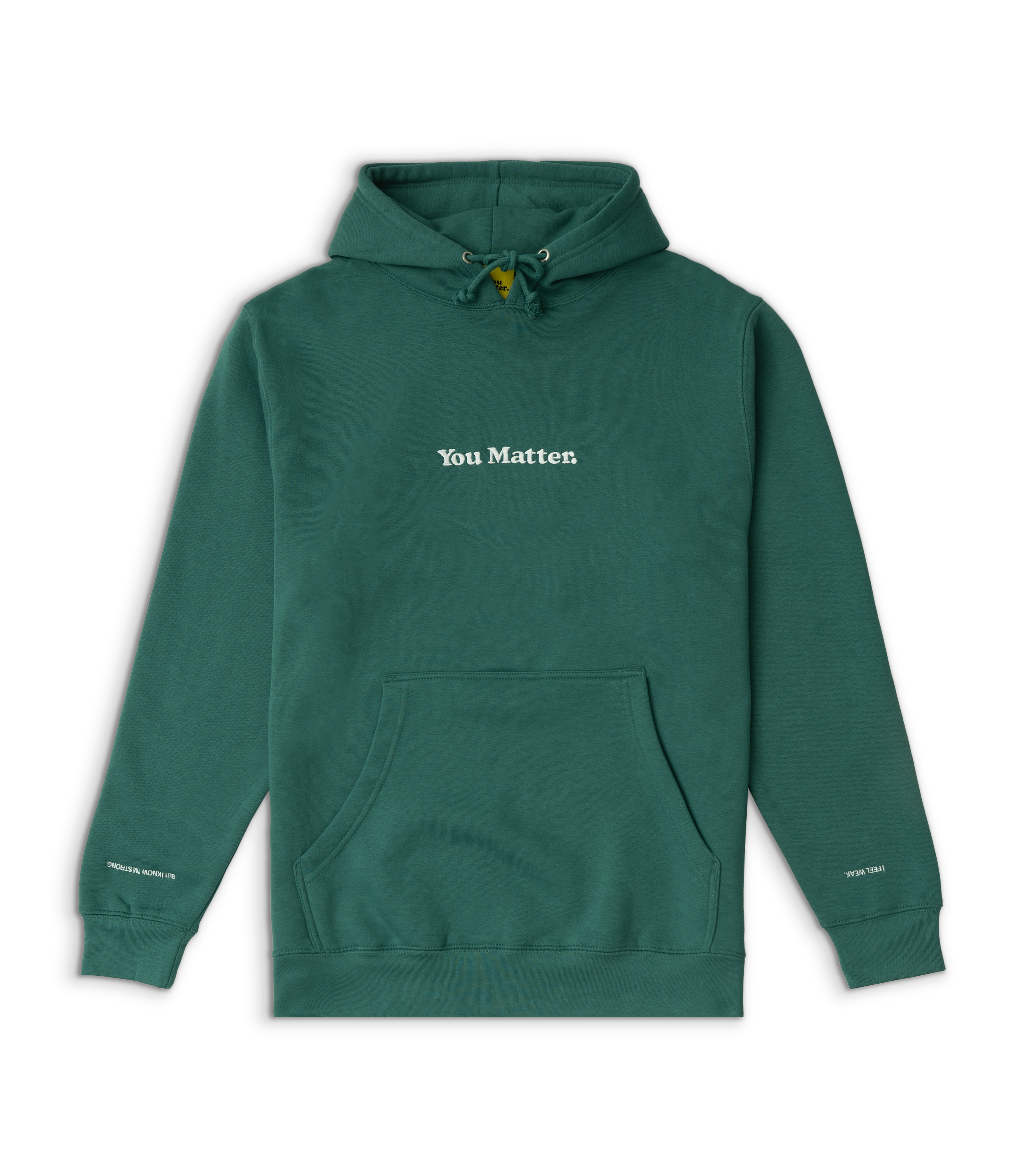 You matter 2025 hoodie green