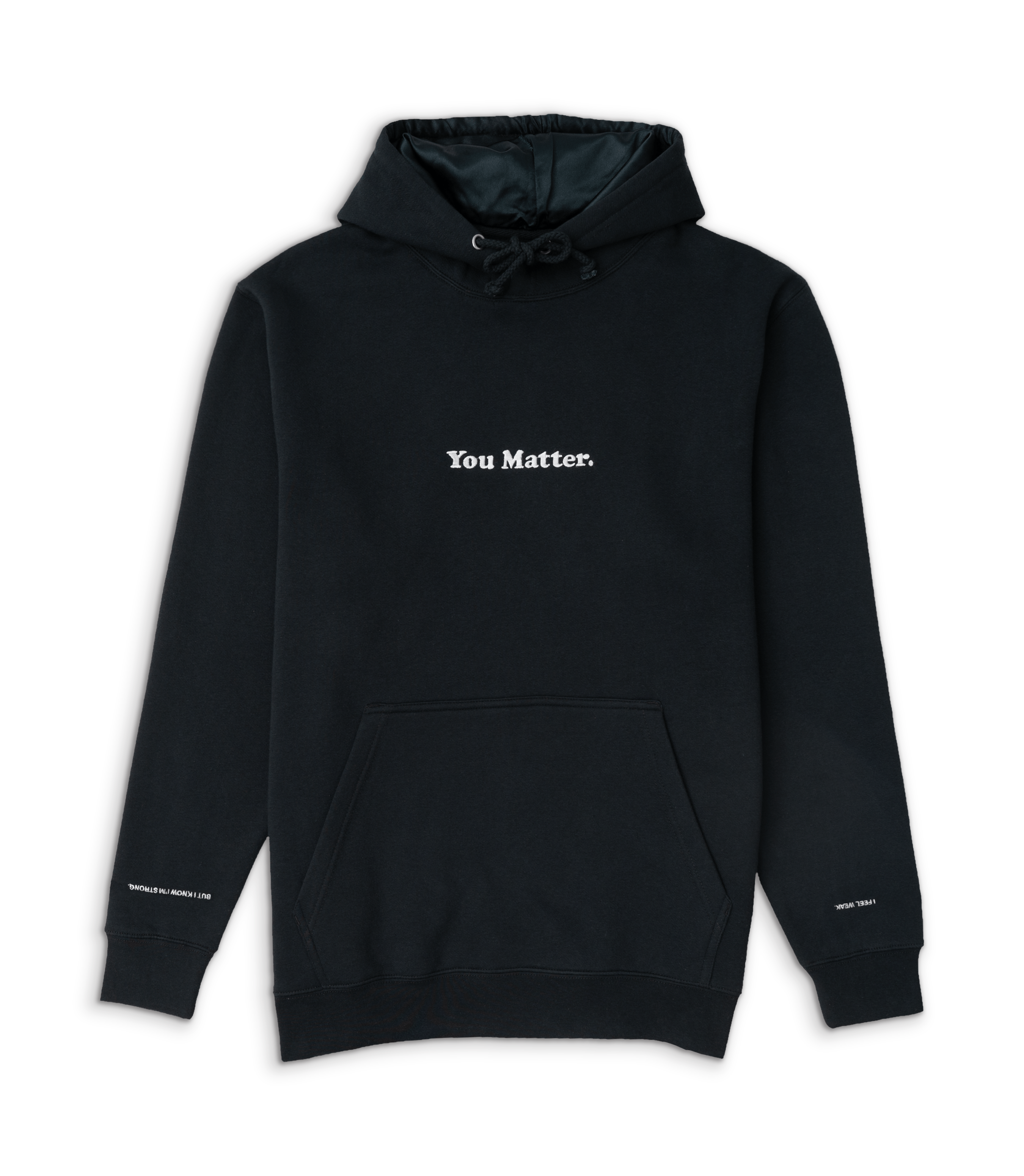 Black you matter hoodie sales