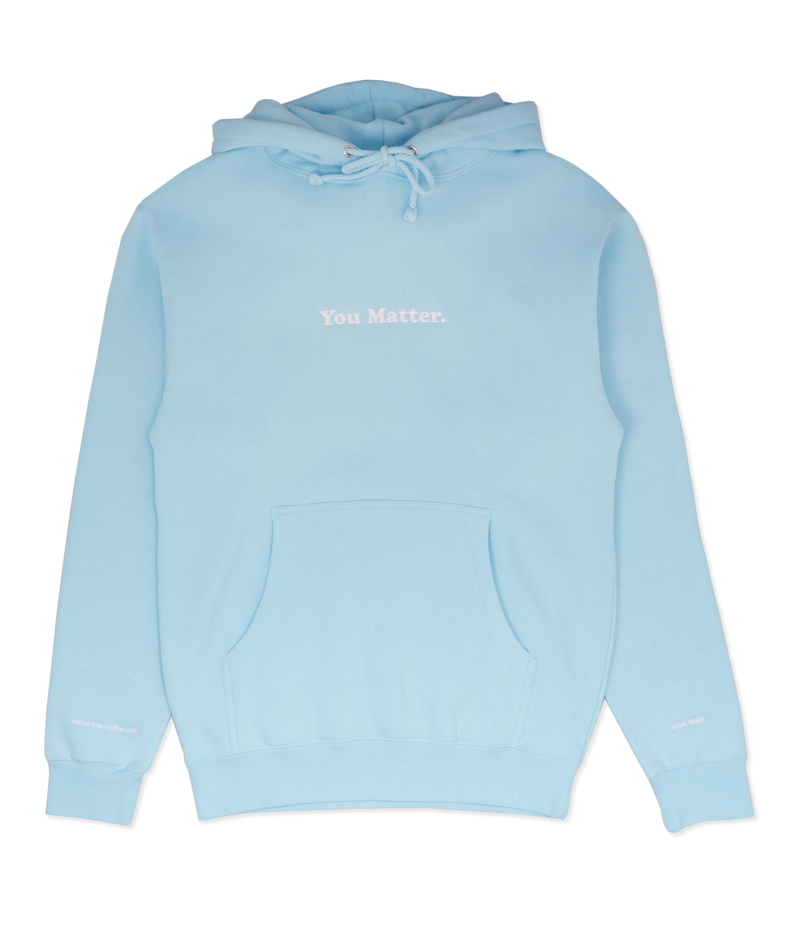 You Matter Hoodie Baby Blue