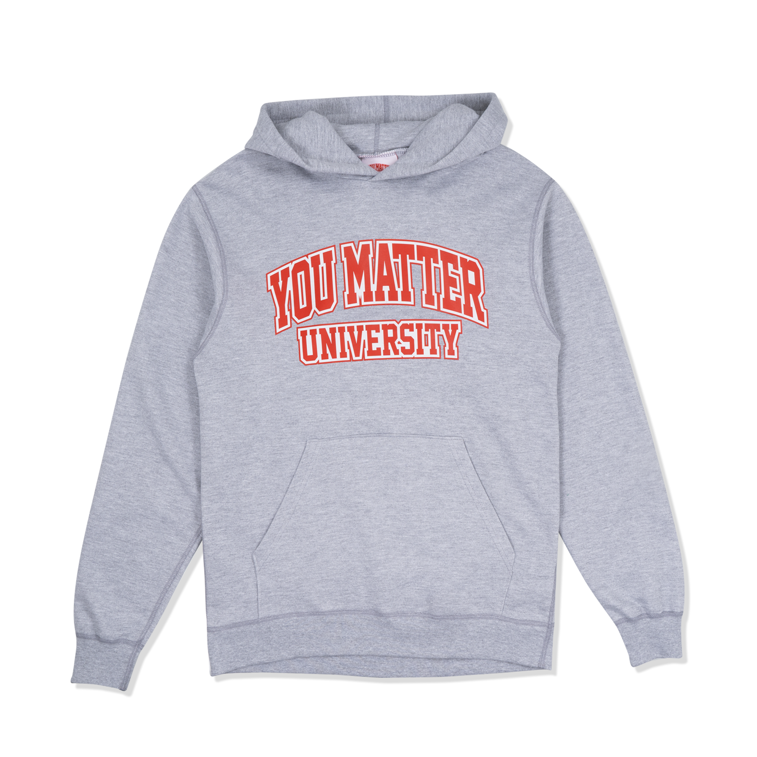 Grey you matter pullover hoodie on sale